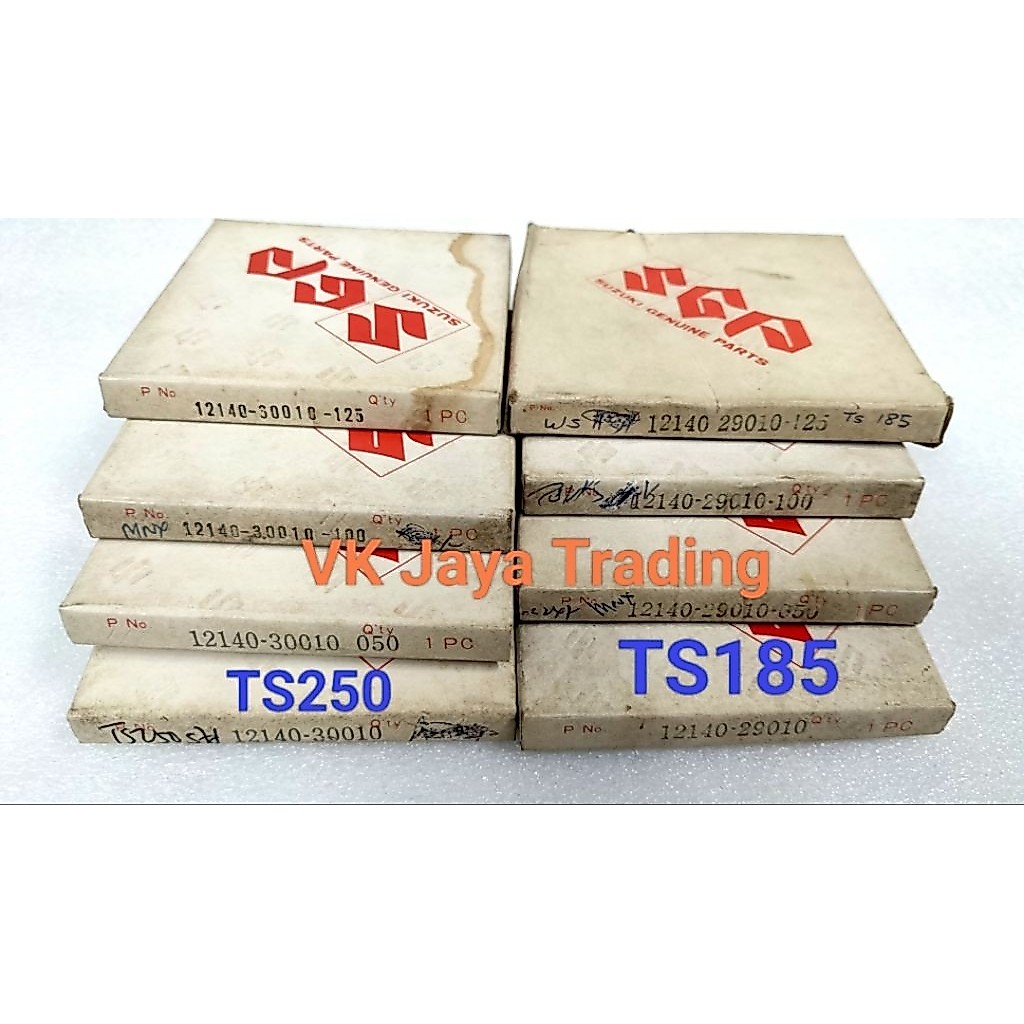 Limited Suzuki TS185 TS250 ลูกสูบแหวน Sahaja 1unit