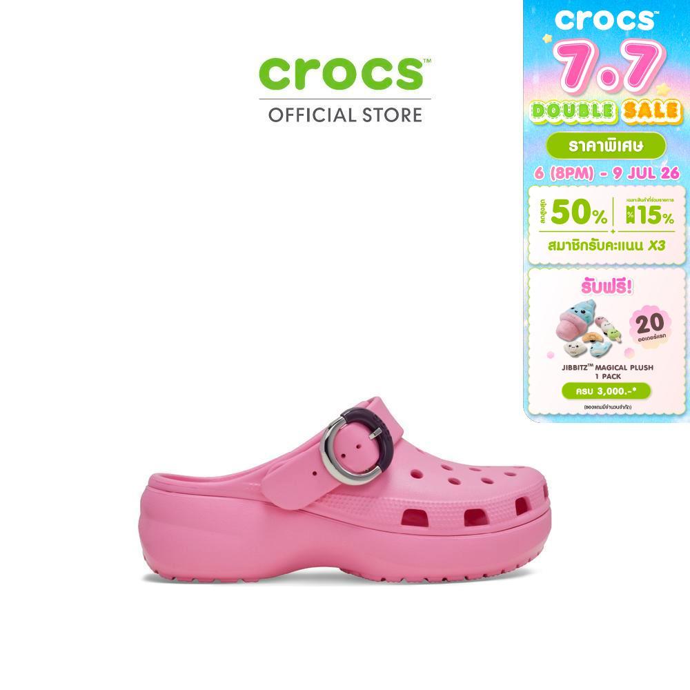 CROCS รองเท้าลำลองผู้หญิง CLASSIC PLATFORM DIPPED BUCKLE CLOG - DULCÉ