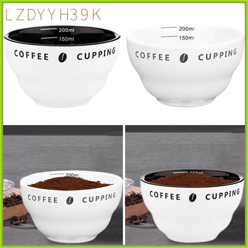 [lzdyyh39k] Espresso Ceramic Cupping Cup 200 Ml แก้วชิมทนทานสําหรับบาริสต้าและคนรักกาแฟชุดการประเมิน