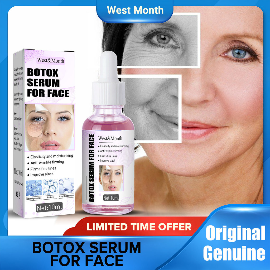 West Month Rice Raw Pulp Essence Botox Stock Solution Facial Anti-aging Anti-wrinkle Fine Line Firmi