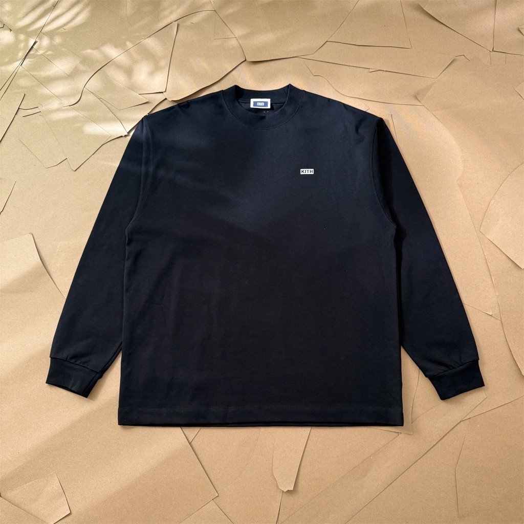 H25Y KITH * Classic Casual Sports Simple Long-Sleeved Bottoming Shirt T-Shirt Sweatshirt Unisex
