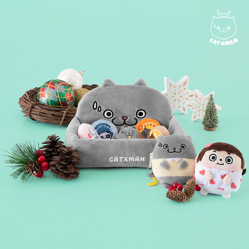 CATXMAN SOFA TRAY Cat Starman SOFA จัดแต่งทรงผมกล่องเก็บเครื่องประดับตุ๊กตาเครื่องประดับ