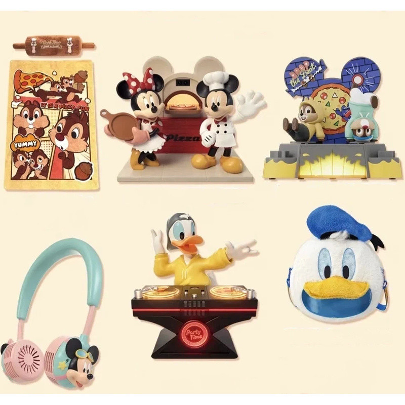 2026 Pizza Hut July Joint-Design Toy a Set 6 ชิ้น พัดลมคล้องคอ ผ้าห่มแอร์ ชุดหกชิ้น