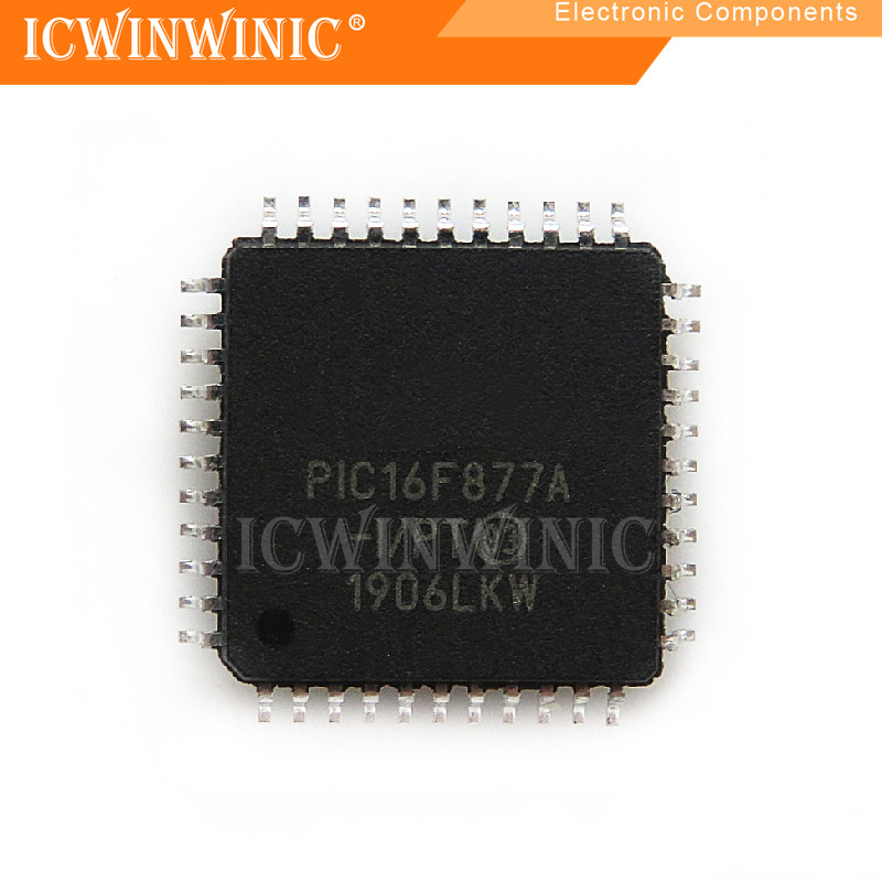5 ชิ้น PIC16F877A PIC16F877A-I/PT QFP-44 IC วงจรรวม
