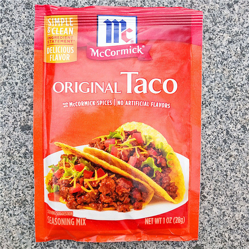 American Corn Burrito SEASONING Meat Filling SEASONING Powder McCormick TACO SEASONING MIX