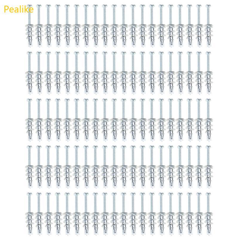 Pealike Self Punching Drywall Anchors Hollow Wall Anchors สกรูชุด Drywall สกรู