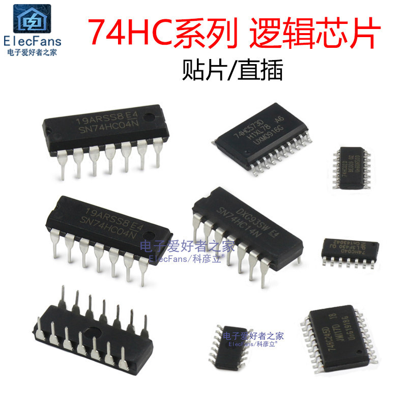 74HC00/74HC02/74HC04/74HC08/74HC10/74HC14/74HC20/74HC21 ชิป