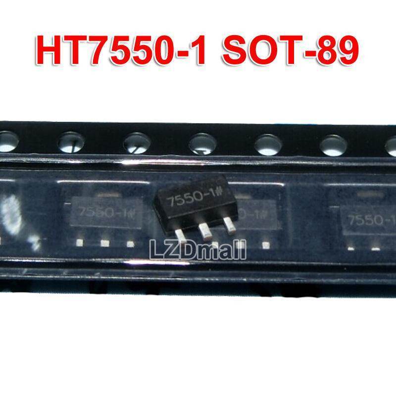 20pcs HT75500-1 SOT89 HT7550 HT7550A-1 7550-1 SMD Low Dropout แรงดันไฟฟ้าวงจรตัวควบคุมสามterminal Re