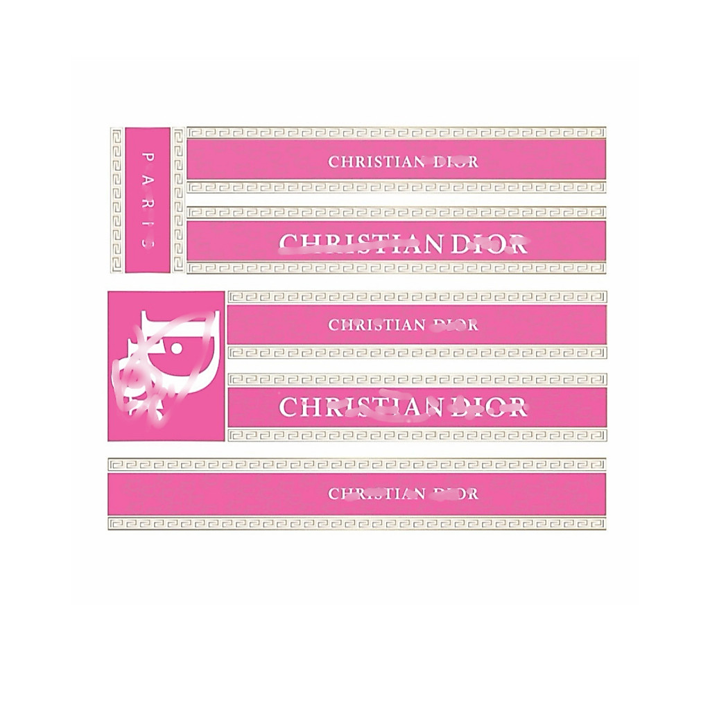 Diorrr moii zzz Car Sticker Set K1,VC,V1 สติ๊กเกอร์ 3 ชั้น ไม่มีผลต่อสีของ MIU