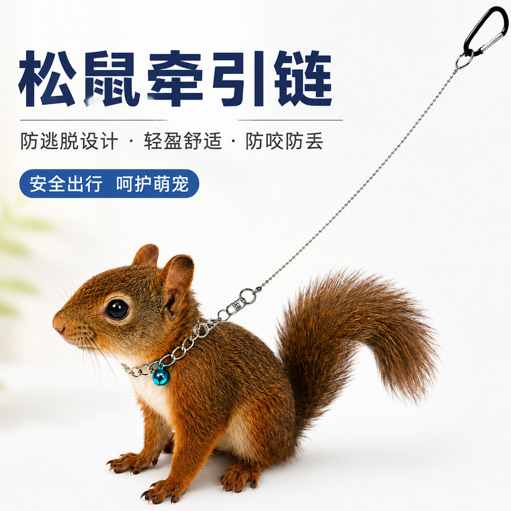 Anti-Bite Squirrel Outing Traction Rope Little Flying Squirrel Upper Tree Park Slippery Handy Tool S