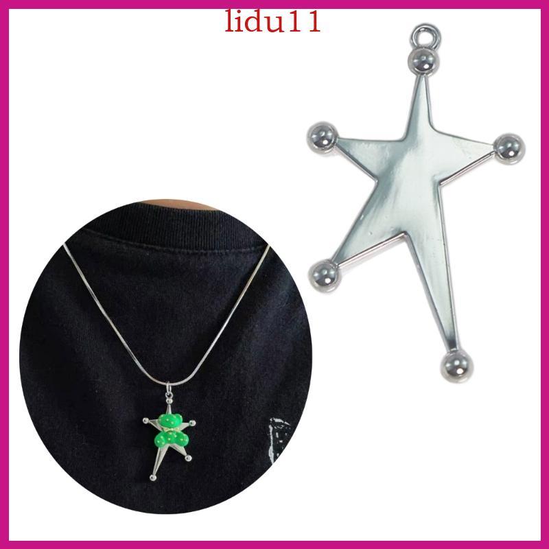 LID สร้อยคอสร้อยข้อมือต่างหู Awn Star จี้ DIY Jewellery ทําลูกปัดดาว