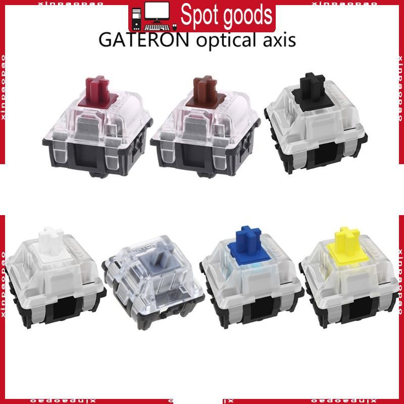 XI Mechanical Keyboard Optical Switch สําหรับ GK61 SK61 สีขาวสีดําสีแดงสีน้ําตาล