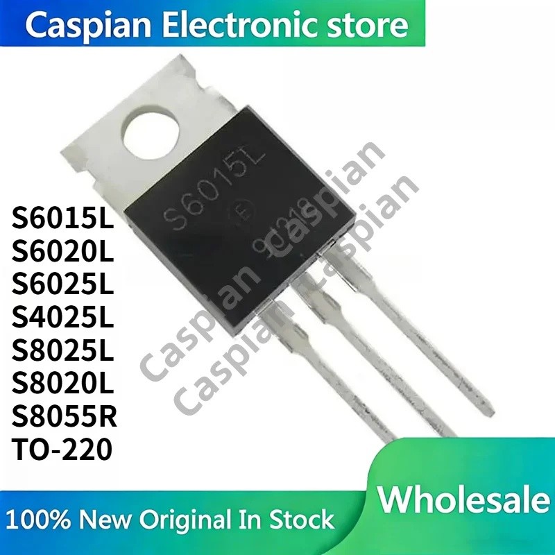 5pcs S6015L S6020L S6025L S4025L S8025L S8020L S8055R TO-220 Field Effect ทรานซิสเตอร์ในสต็อกขายส่ง