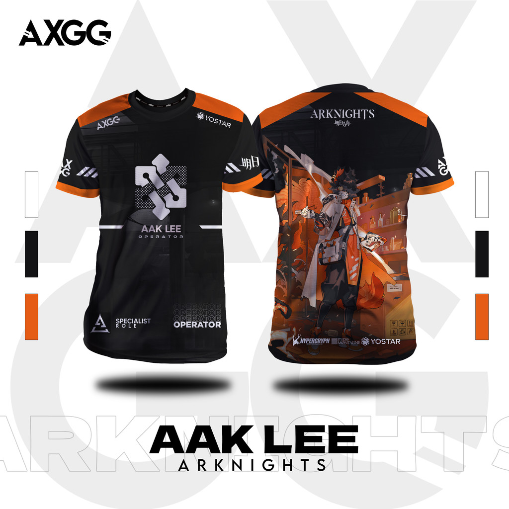 Axgg "Arknights - เสื้อเสื้อยืดสําหรับเล่นเกมพิเศษ "