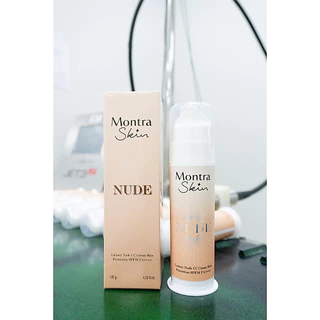 Montra Skin NUDE SPF 50 PA+++ ครีมลงผิวตัวสำหรับผิวสองสี ครีมลงผิวผ่อง กันน้ำ กันแดด ไม่ติดชุด ไม่ติดขน ไม่ติดเบาะรถ