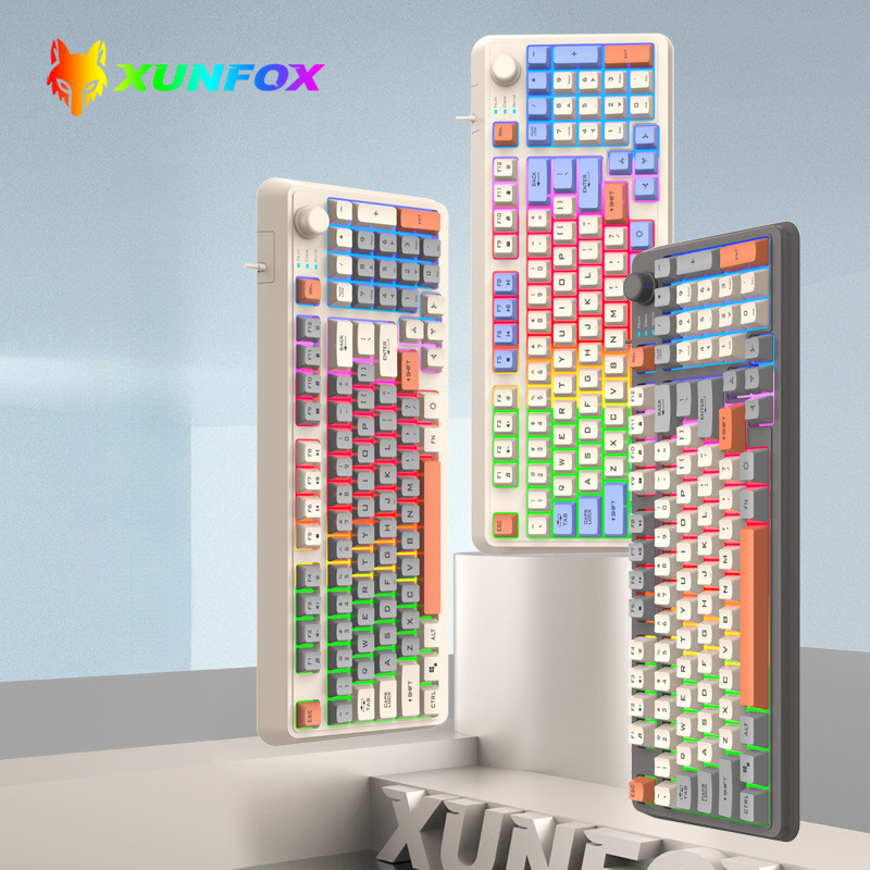 xunfox K82 คีย์บอร์ดเกมมิ่งมีสาย