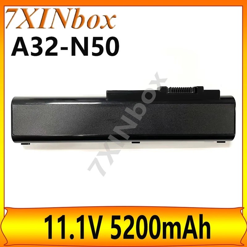 7XINbox A32-N50 A33-N50 5200mAh แบตเตอรี่แล็ปท็อปสําหรับ Asus N50 N50A N50E N50F N50T N50TA N50TP N5