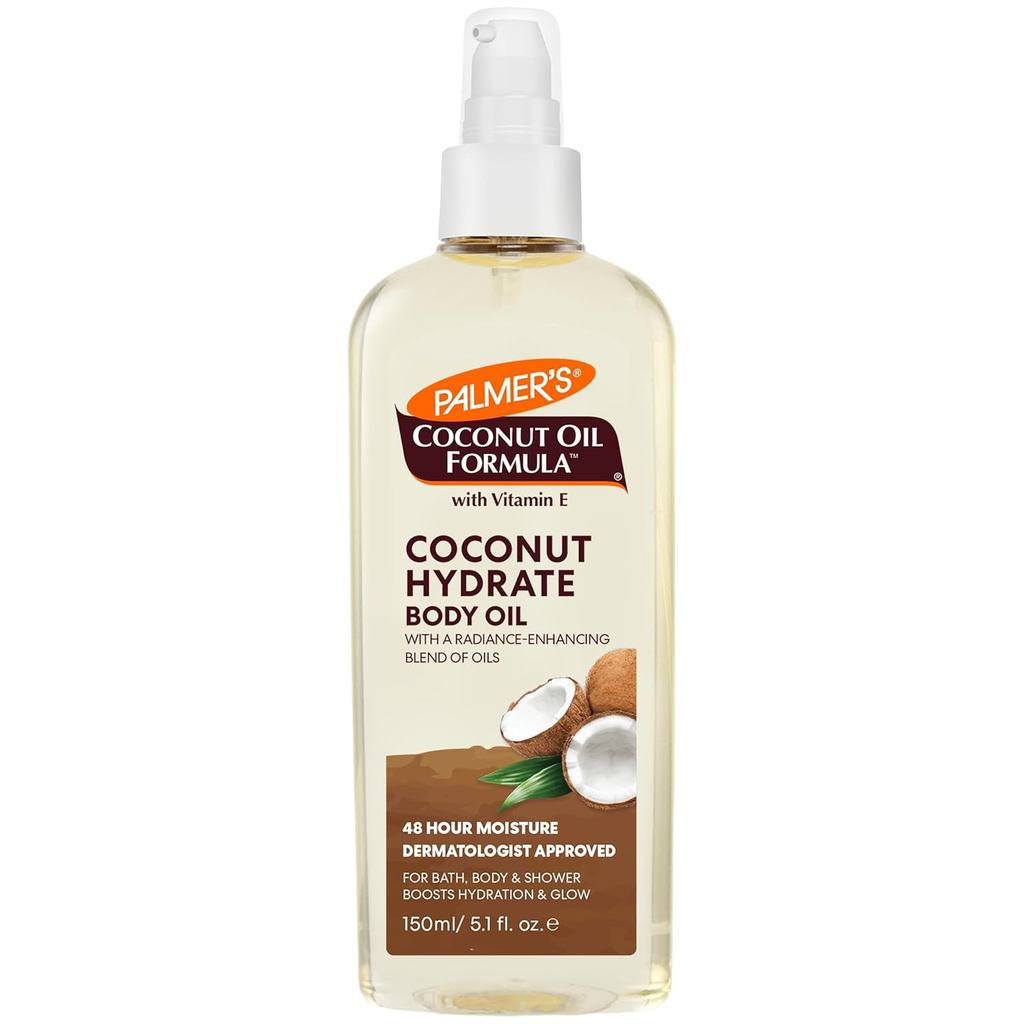 PalmersCoconutOilFormulaBodyOil,BodyMoisturizerwithGreenCoffeeExtract,BathOil,5.1Ounces(SprayCap)