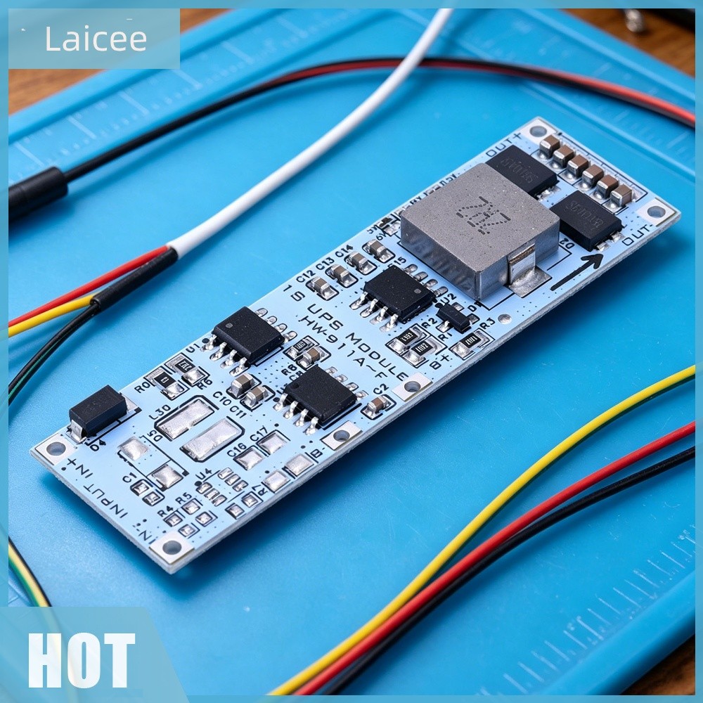 [Laicee.th] 1S UPS Board DC 5V 6V 9V 15V 24V แบตเตอรี่สํารองโมดูล UPS อย่างต่อเนื่องโมดูลแหล่งจ่ายไฟ