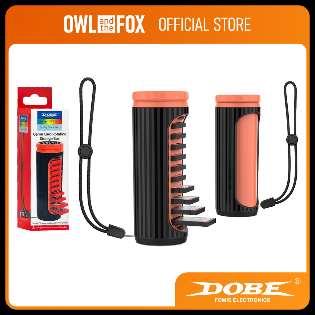 DOBE กล่องเก็บการ์ดเกม Nintendo Switch หมุนได้ Portective Portable Case TNS-51102