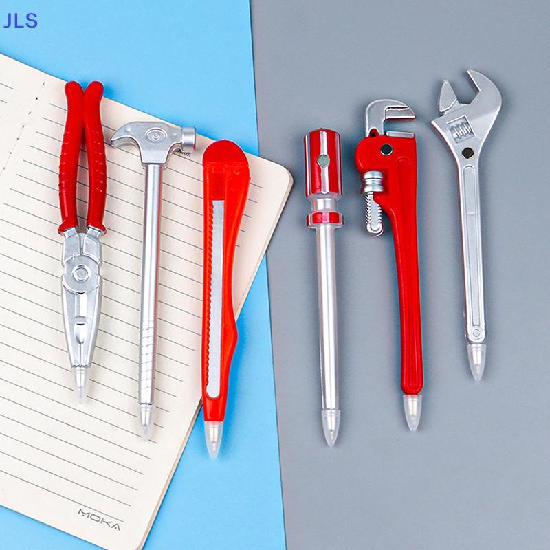 [JL] Ball Pens จําลองเครื่องมือฮาร์ดแวร์ Vise ไขควงคีมค้อนของเล่น Modelling ปากกาลูกลื่นนักเรียนการเรียนรู้รางวัลของขวัญ