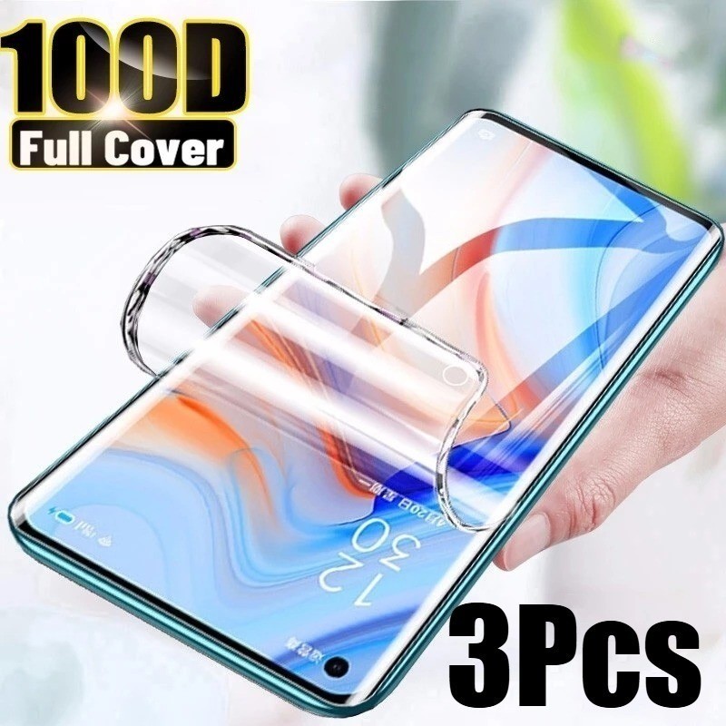 3 ชิ้น Frosted Hydrogel ฟิล์มสําหรับ Tecno Camon Pop Phantom 20 20s 30 40 50 8 9 X2 Premier Pro Ultra 5G ระเบิด HD Clear Soft ฟิล์ม Matte และ Blue ป้องกันหน้าจอด้านหน้า