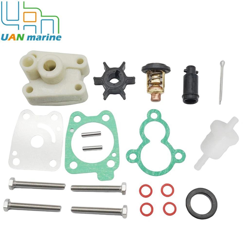 UM F4B F5A F6C 4-Stroke Maintenance Kit for Yamaha Outboard Marine Thermostat & Fuel Filter 6EE-W007