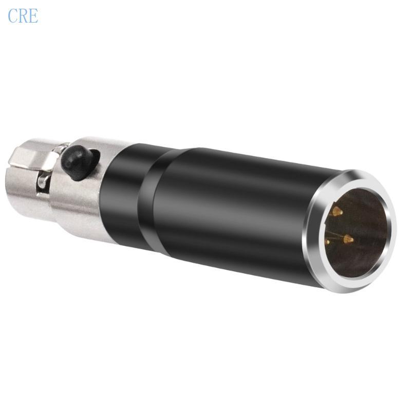 CRE Universal 4Pin XLR ถึง 3Pin MIni XLR Auditory Adapter การเชื่อมต่ออย่างไร้รอยต่อ