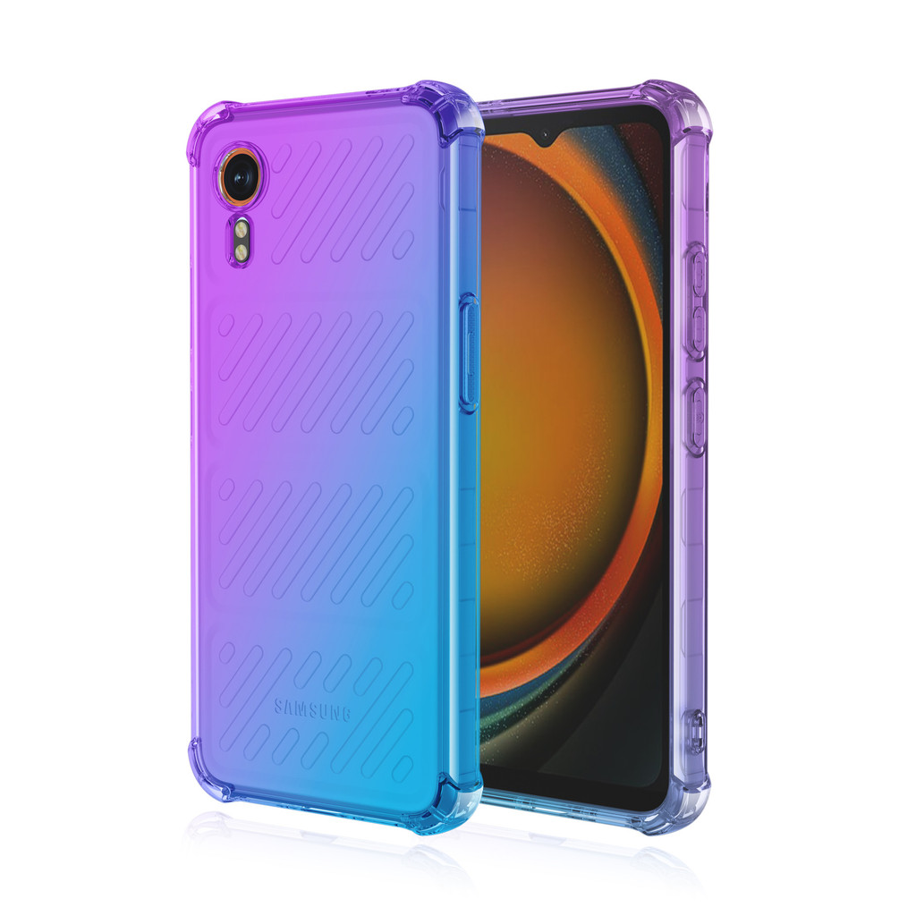 +Samsung Xcover 7Pro สี่มุม M36 Shock-proof F16 เคสโทรศัพท์ M13 Gradient F06 เหมาะสําหรับ KP0L