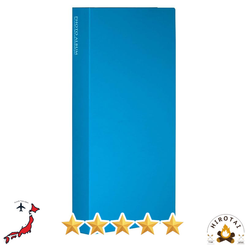 Pocket Photo Album by SEKISEI in Blue KP-300-10 for photo storage