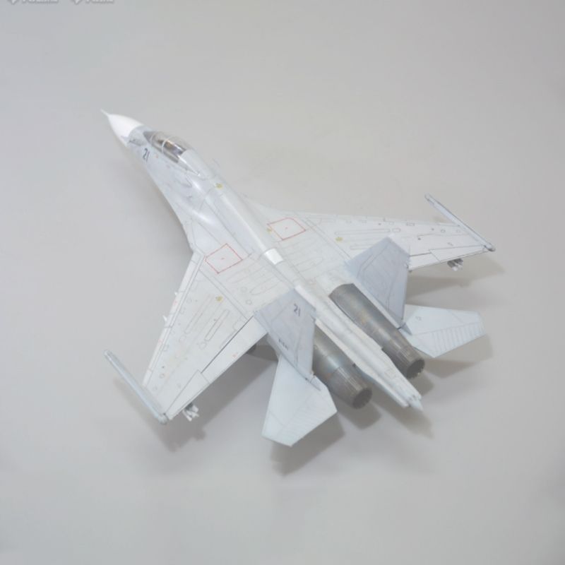 Trumpeter ประกอบเครื่องบินทหารจําลอง 1/48 Su Su30MK Fighter Bomber Destroyer Model Aircraft