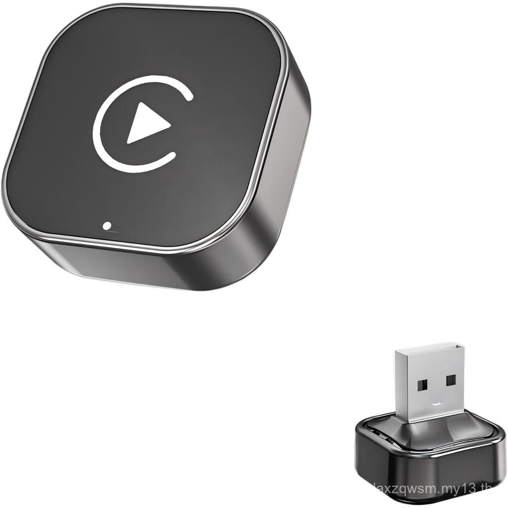 อะแดปเตอร์ CarPlay ไร้สาย & Auto Wired CarPlay เป็นอุปกรณ์ไร้สาย, 2-in-1 Mini T-Shaped สําหรับปลั๊ก 