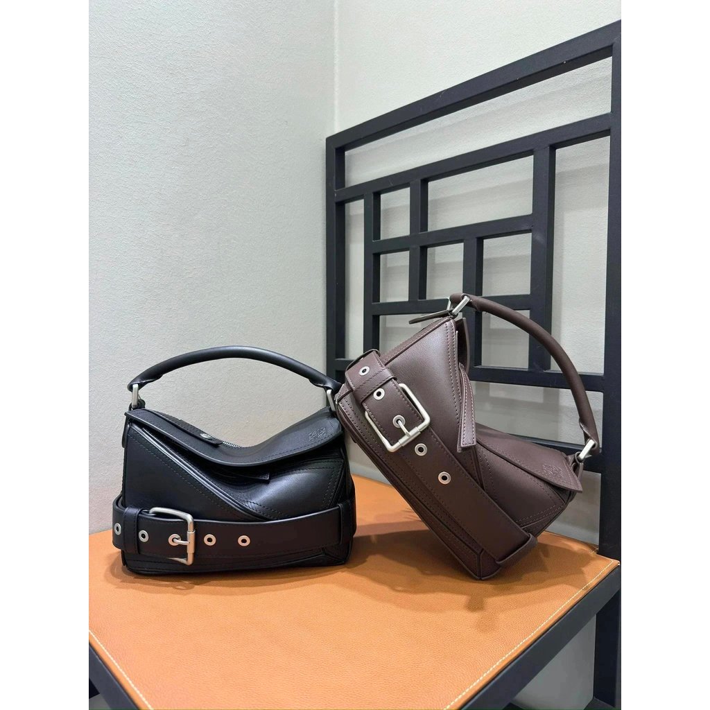 Ben Retro Motorcycle Motorcycle Puzzle Motorcycle Shoulder Bag Messenger Bag ปลดล็อค Cool Feeling Ba