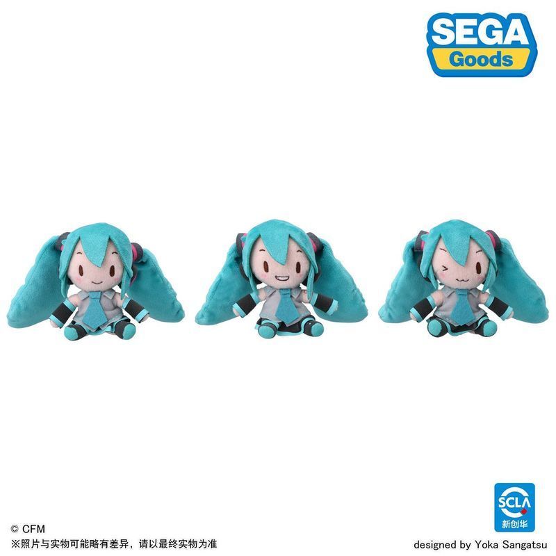 พร้อมสต็อก Sega VOCALOID Hatsune Miku Mini Plush Doll พิมพ์บิลิบิลี