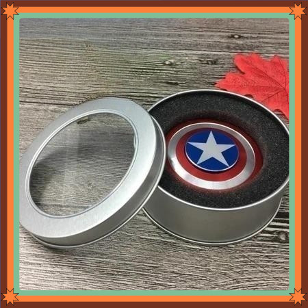 (+Container)โลหะผสมสังกะสี Fidget Spinner ของเล่นคลายเครียดอินฟินิตี้ (METAL SPINER)