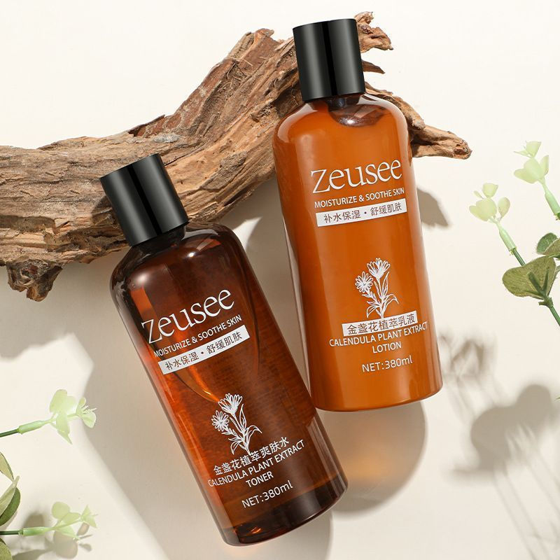 ขายร้อน ~ ขายร้อน Live Calendula Plant Extract Toner Lotion 380ml Moisturizing Moisturizing Soothing