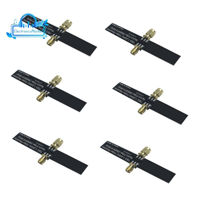 [Promote E]ตัวกรอง 6 ชิ้น (868/915 Mhz) Tbs 1.2Ghz สําหรับการส่งภาพ 1.3G Vrx Filter