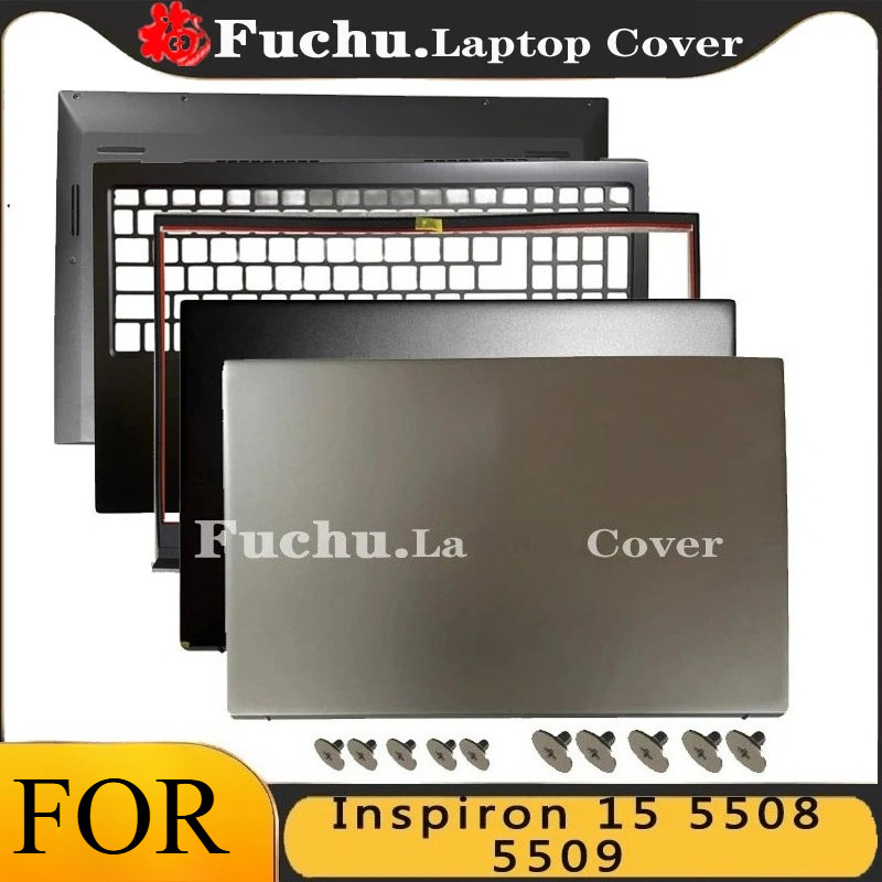 สําหรับ Inspiron 15 5508 5509 หน้าจอกลับกรณี Bezel Upper ฝาครอบ Palmrest ด้านล่าง 090K1D 0Y447F 0D37