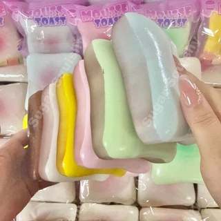 Sugar squishy มูสขนมปังหนึบ หลากสี หนึบหนุบ สโสว์ มีให้เลือก6สี