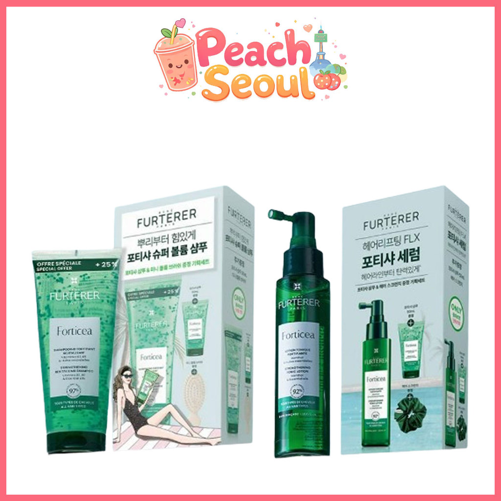 [René Furterer] Furterer Super Volume Shampoo/FLX Root Volume Scalp Ampoule Serum_From Korea