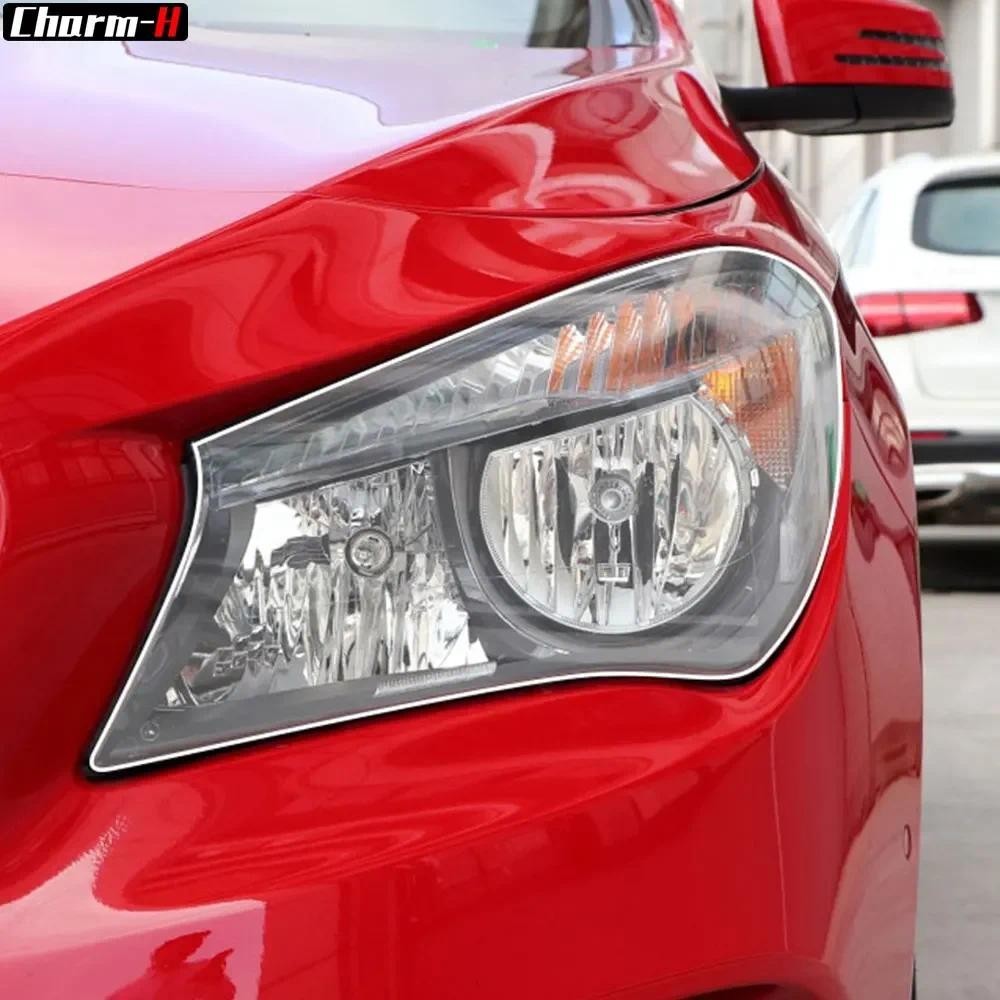 2X ไฟหน้ารถ Self Healing ป้องกันฟิล์มสติกเกอร์ TPU สําหรับ Mercedes Benz CLA Class C117 X117 W117 C1