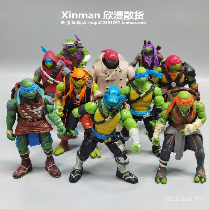 ขายร้อน 2025 Bulk Colourful Star Movie Version Ninja Turtles Series Hands-on Mouse Raphael Leonardo 