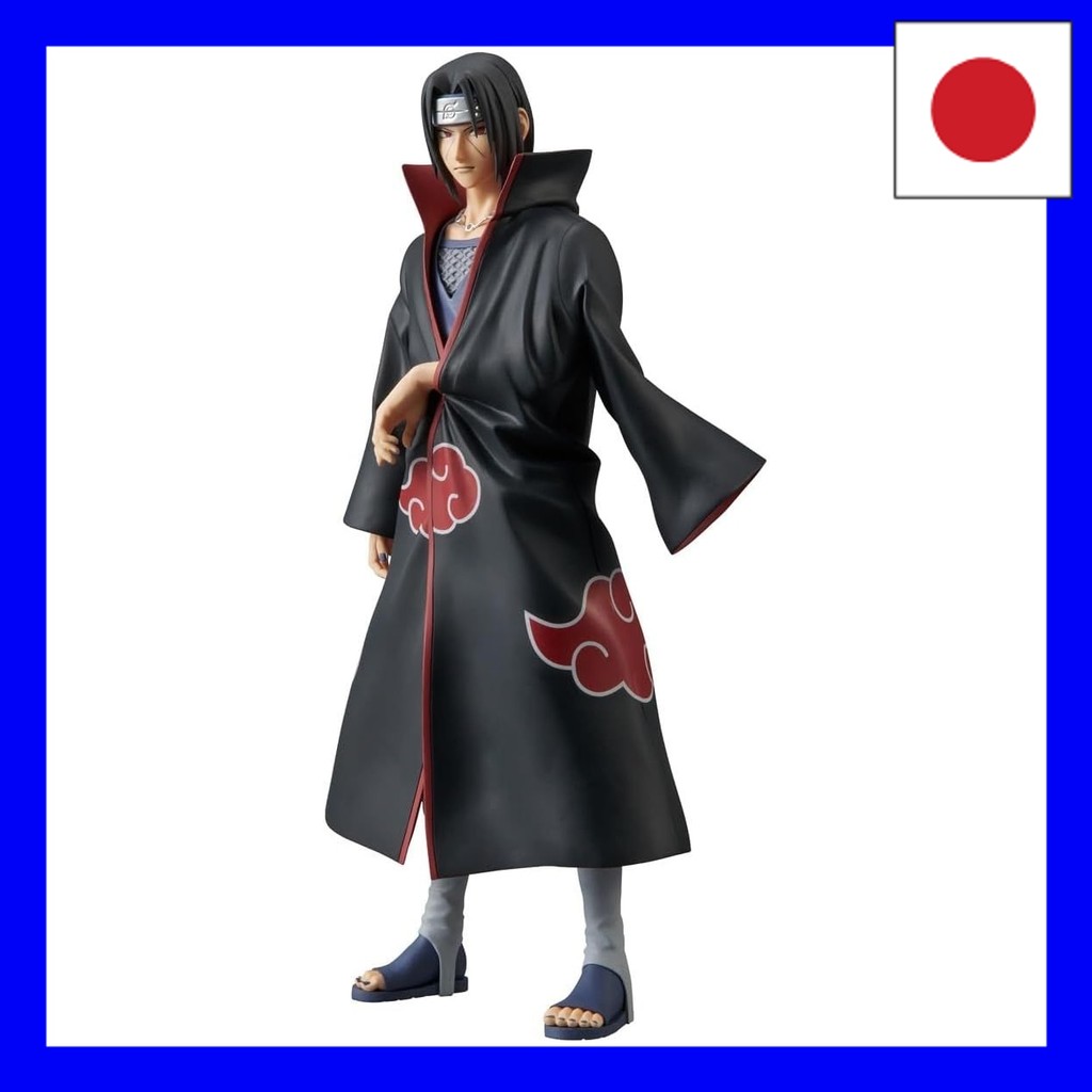 Banpresto Itachi Uchiha Naruto Shippuden Grandist 28cm BP28670P Multicolor Collector Figure Perfect 