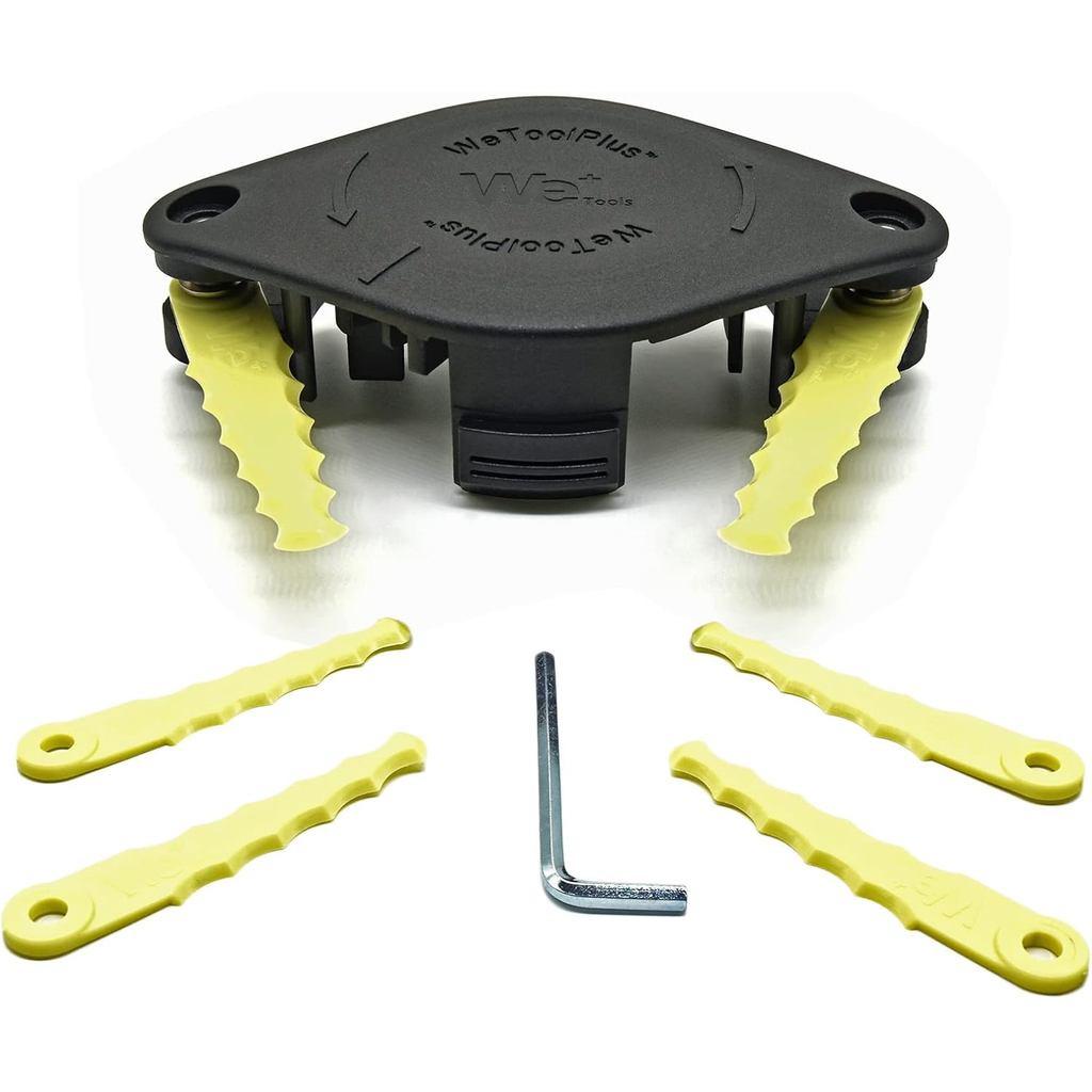 WETOOLPLUS Heavy Duty Weed Wacker หัวเปลี่ยน ACFHRL2 สําหรับ Ryobi AC14RL3A & AC80RL3, หยักไนลอนใบมี