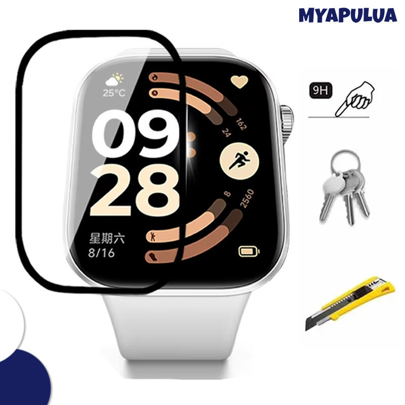 3D แก้วนิรภัย / ฟิล์ม TPU อ่อน for Smartwatch Redmi Watch 6 5 4/Redmi Watch 6 5 3 Active/6 5 3 Lite /Mi Band 9 8 Active