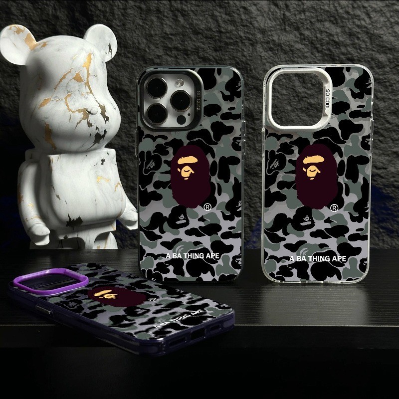 อินเทรนด์สไตล์สตรีทพรางลิง Ape โลโก้เคสโทรศัพท์ใหม่กันกระแทกเหมาะสําหรับ vivo/Y312025 5G/Y192025 5G/Y77T Y77T 5G/V60 5G e/Y56 5G/V50 5G/V40 5G Pro/Y36 5G/Y29S/Y29 5G/Y27 5G/Y28G/Y27 4G/Y27 4G/Y27 5G/Y25G/Y27 4G/Y28G/Y27 5G/Y2V
