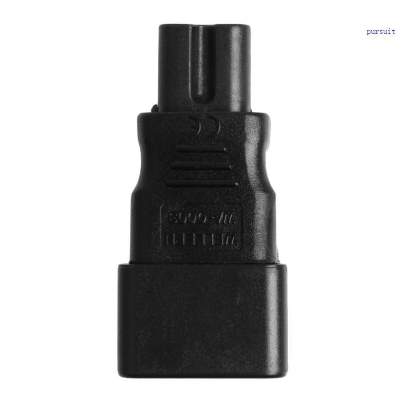 SUIT* IEC320 C14 ถึง C7 PDU UPS Plug Female Power Adapter Plug Converter Changer
