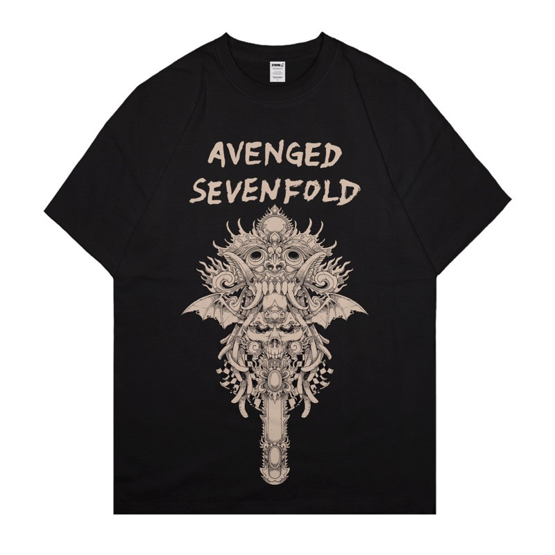 Avenged Sevenfold Live In Verse 2 เสื้อยืด Boxy สําหรับผู้ชาย