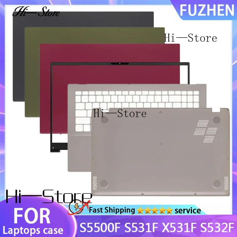 ใหม่สําหรับ 15x S5500F S531F X531F S532F แล็ปท็อป LCD ฝาครอบด้านหลัง/กรอบด้านหน้า/Palm Pad/ด้านล่าง 