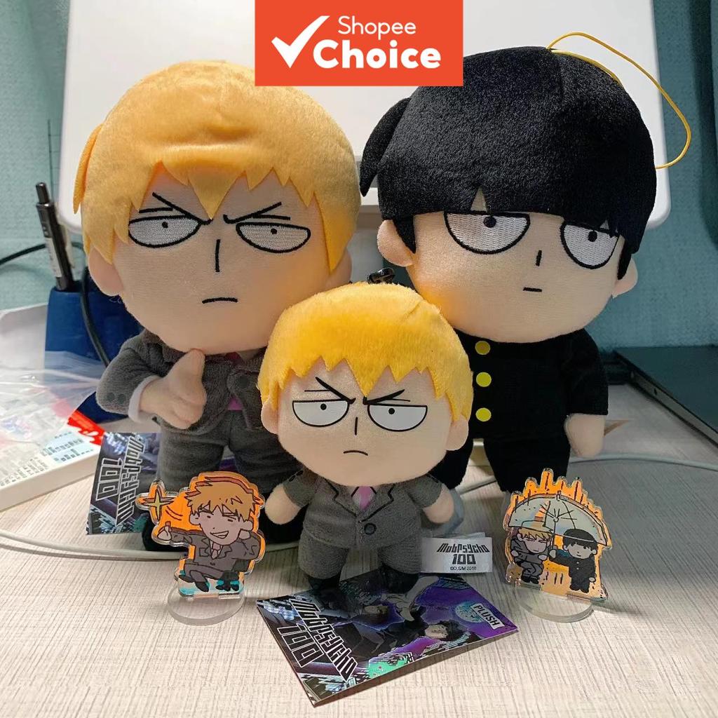 28 ซม.Mb Psycho 100 Mob Reigen ตุ๊กตาตุ๊กตาตุ๊กตาอะนิเมะน่ารักสะสม Desktop Decor ของขวัญสําหรับแฟนๆ